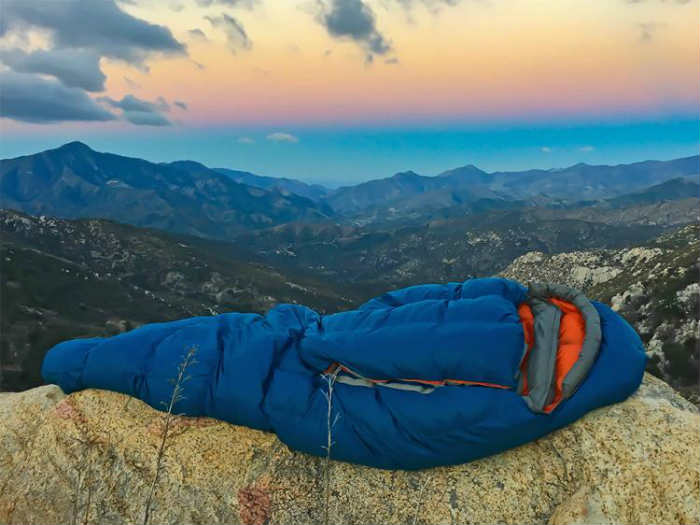 down backpacking sleeping bag