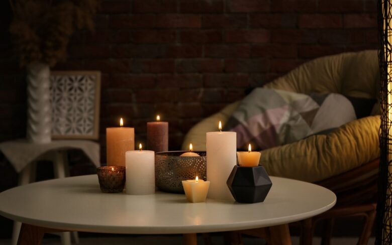 home decor with candles