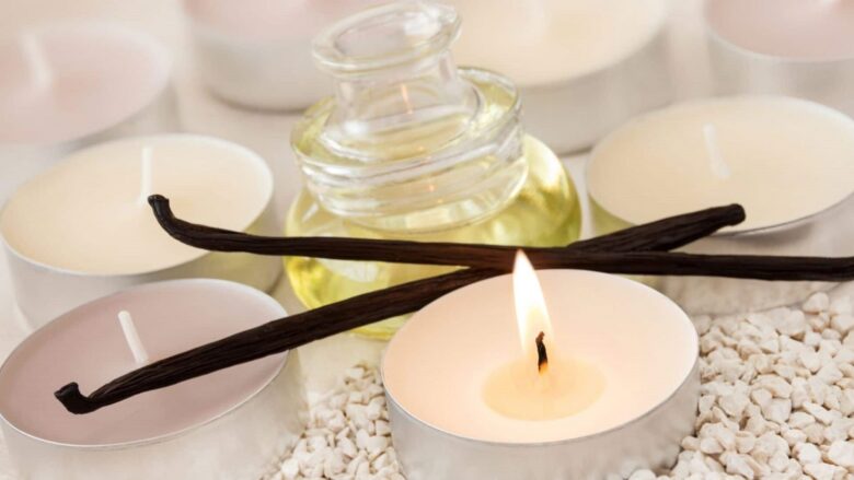 vanilla scented candles