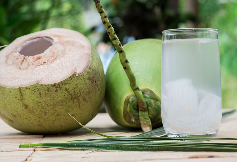 coconut and coconut water