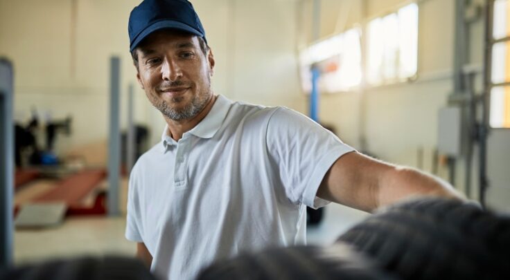 man wearing polo shirt